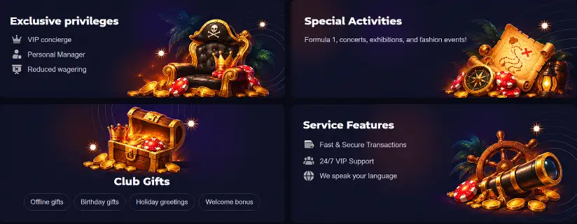 crashpirate casino vip benefits